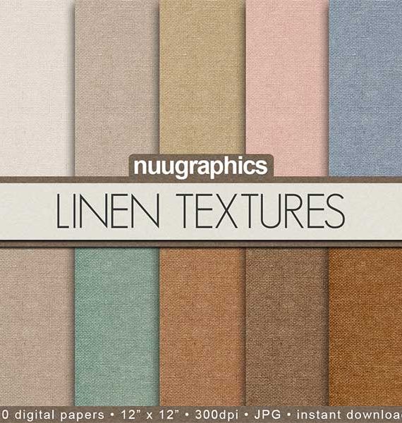 Linen Scrapbook Paper